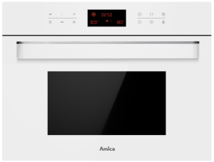 Piekarnik kompaktowy z funkcją mikrofali Amica AMMB44E3GCW Q-TYPE
