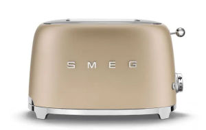 Toster Smeg TSF01CHMEU  Złoty mat