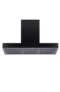 Okap przyścienny CIARKO DESIGN Minimal 8 Black 90 cm  