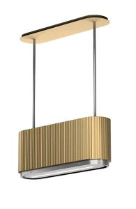 Okap wyspowy CIARKO DESIGN Mono W Gold 90 cm 