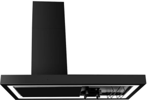 Okap wyspowy CIARKO DESIGN Minimal 2 Black 120 cm CDW1202C