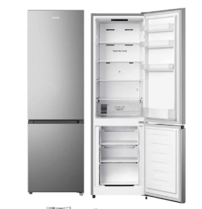Lodówka Gorenje NRK418EES4 z zamrażalnikiem dolnym 179,7 cm Srebrna