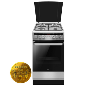 Kuchnia gazowo-elektryczna Amica 58GEH3.31HZpTaDA(Xx) PIZZA WOK