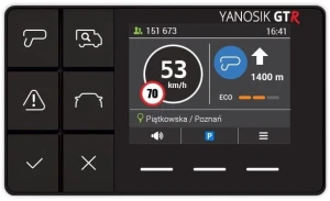 Yanosik komunikator drogowy YANBOX Yanosik GTR + Abonament 12 miesięcy