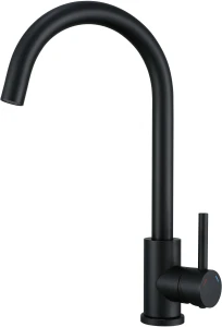 Bateria kuchenna Ruvetti FIORI 1001BC-2 wysoka wylewka, 360°, Full Black