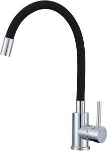 Bateria kuchenna Ruvetti SAURON 1002CRBC Elestyczna wylewka, Czarny/ Chrom