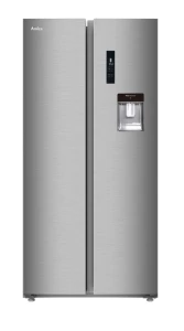 Lodówka Amica Side by Side FY5079.3DFXBI 176,3 cm Srebrna