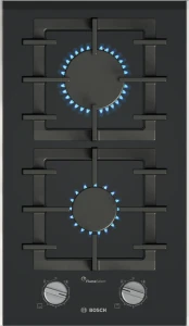 Płyta gazowa BOSCH Serie 8 PRB3A6I40 domino 30 cm, Ceramika, Czarny